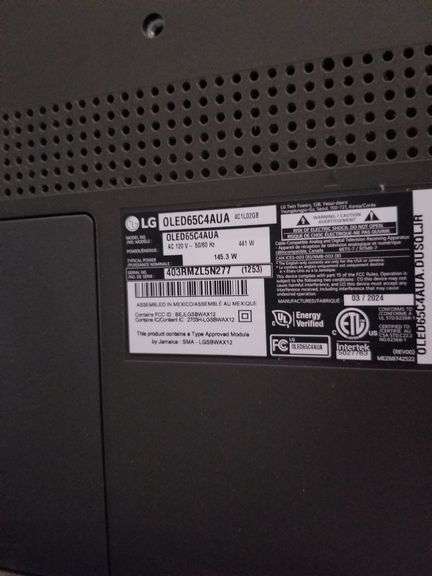 LG 65" OLED Class C4 evoAI 4K Smart TV WebOS | Open Box | (See Condition Notes)