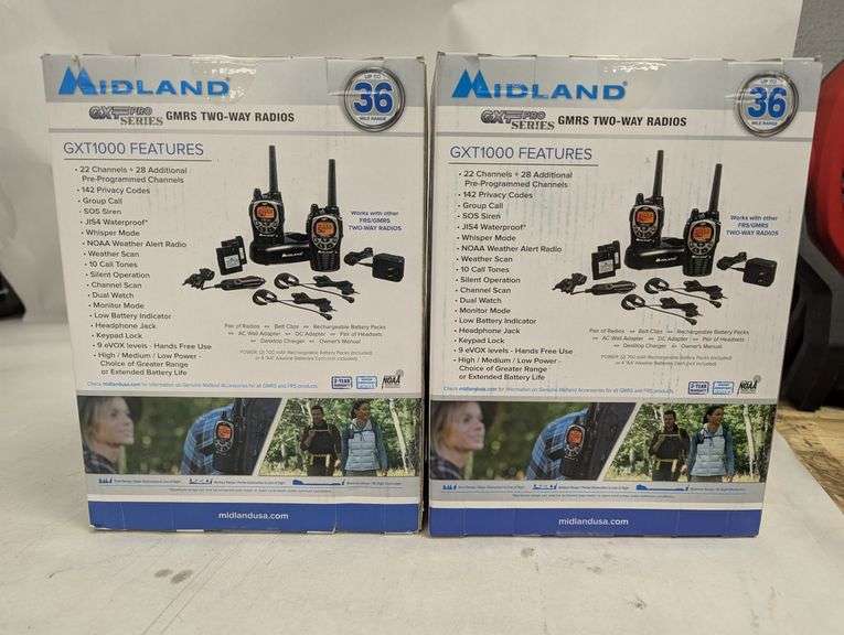 MIDLAND GMRS Two-Way Radios | Like New | (See Condition Notes)