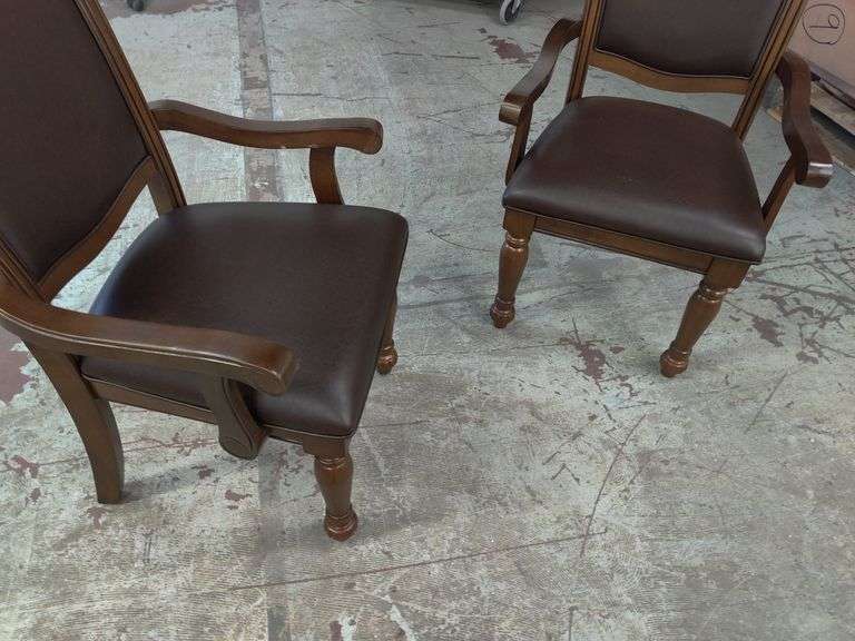 Upholstered Arm Chair Set | Open Box