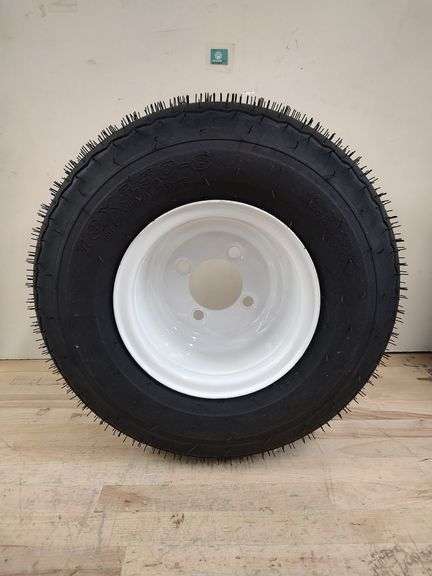 CMOOD 18x8.50-8 Lawnmower Tires w/Rim, 815lbs Cap., 2ct | Open Box