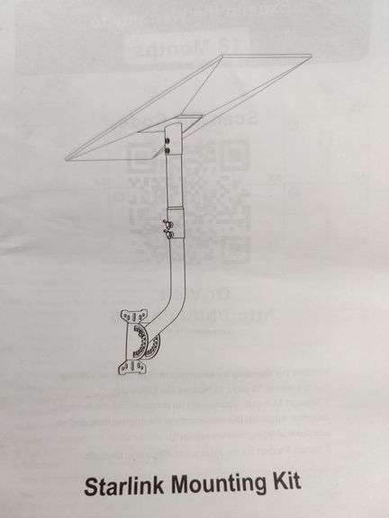 MWIN Starlink Wall/roof mounting kit | Open Box | (See Condition Notes)
