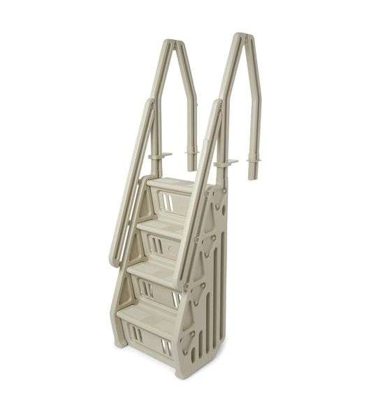 Vinyl Works Deluxe Adjustable Pool Step Ladder, 24" | Open Box | (See Condition Notes)