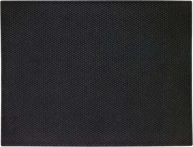 Set of 5, TrafficMaster Honeycomb  35.5"x 46.75" Recycled Rubber Non-Slip Commercial Floor Mat | Like New