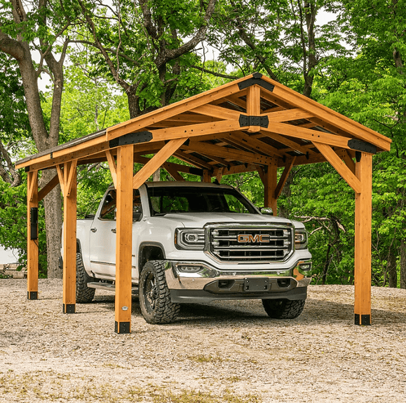 Backyard Discovery 12' x 20' Rectangle Gazebo w/ Hardtop Steel Roof | Open Box
