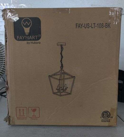 FAYMART Duward 4-Light Dimmable Lantern Chandelier | Like New