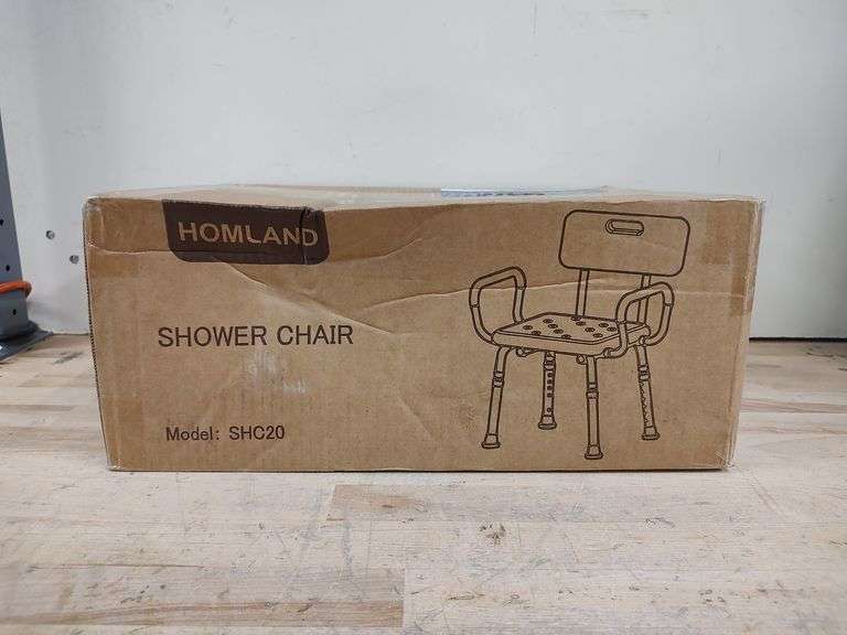HOMLAND Shower Chair | Open Box