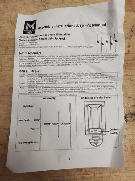 Solar Lights Bundle | Open Box