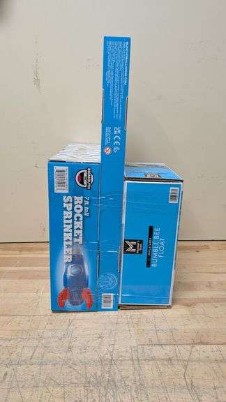 Rocket Sprinkler, Water Balloon, & Floatie Bundle | Open Box