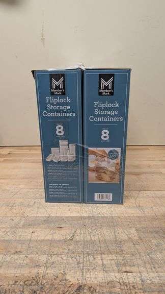 Member's Mark 8-Piece Fliplock Pantry Storage | Open Box
