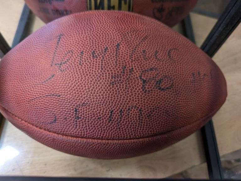 Jerry Rice Autographed Football #80 49ers, Uncertified | Open Box | (See Condition Notes)