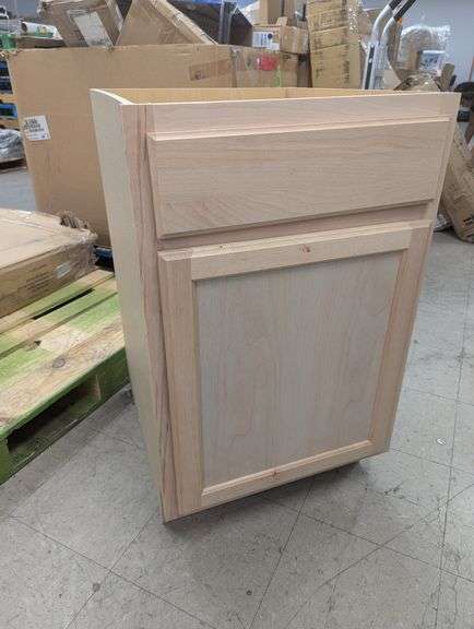 21 in. W x 24 in. D x 34.5 in. H Ready to Assemble Base Kitchen Cabinet in Unfinished | Open Box