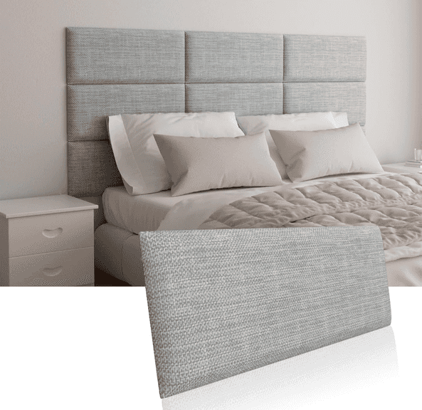 GREYMOND Fabric Headboard Panels, 4ct, 10" x 24" ea. | Open Box