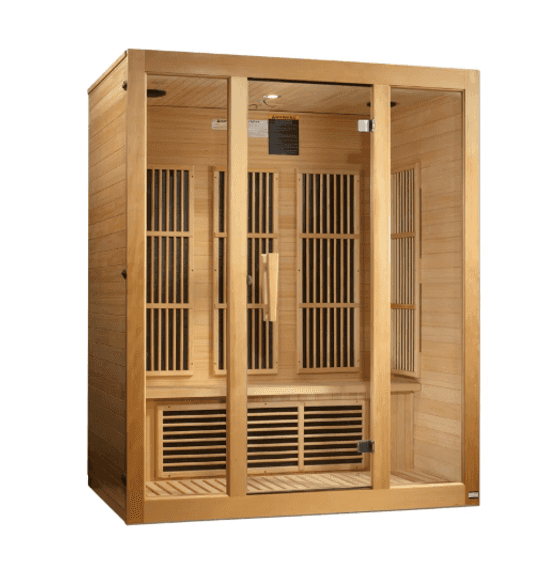 Dynamic Infrared Bellevue 3-Person Bluetooth Compatible FAR Infrared Sauna | Open Box