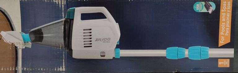 INTEX Rechargeable Pool Spa Vacuum ZR100 | Open Box | (See Condition Notes)