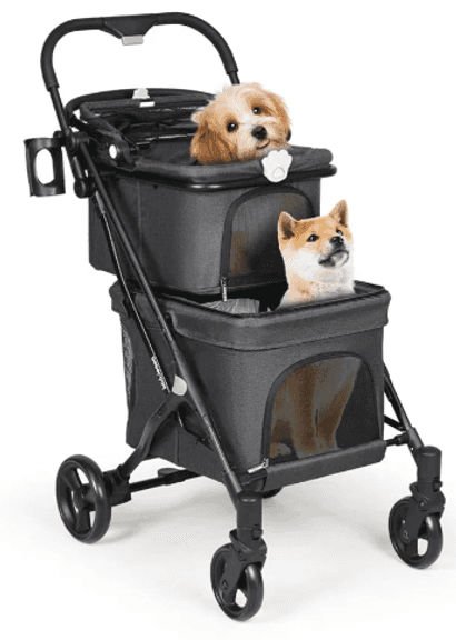 Double Pet Stroller | Open Box | (See Condition Notes)