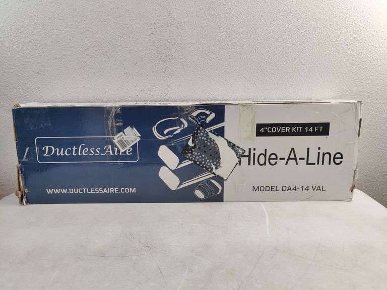 Ductless Aire Hide-A-Line 4" Cover, 14' | Open Box