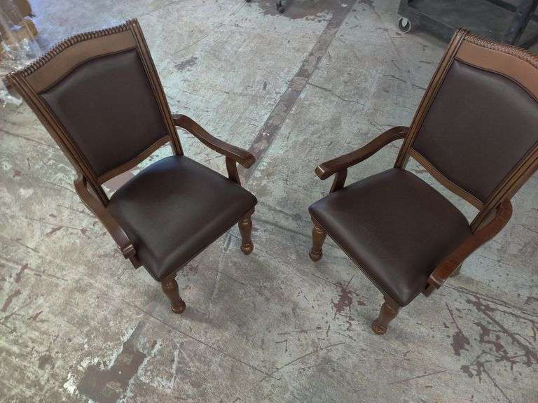 Upholstered Arm Chair Set | Open Box