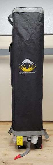 Crown Shades 10x10 Pop-Up Canopy Grey | Open Box