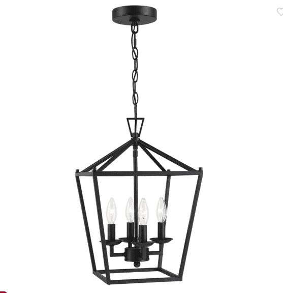 FAYMART Duward 4-Light Dimmable Lantern Chandelier | Like New