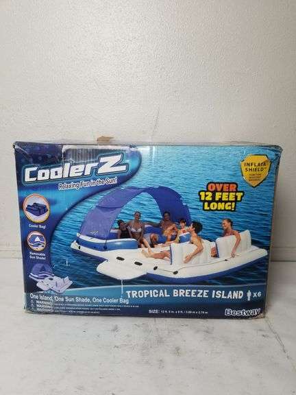 BESTWAY CoolerZ Tropical Breeze Inflatable Island | Open Box | (See ...