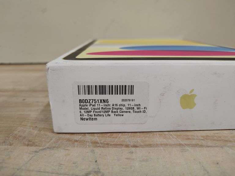 APPLE 11" iPad, A16 Chip, WiFi, 128gb, Yellow | Like New | (See Condition Notes)