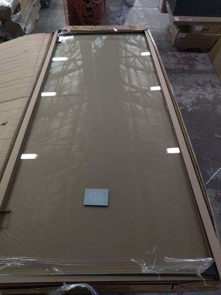 Halo 90-Degree Fully Frameless Glass Hinged Door, 31.5" W x 78" H | Open Box