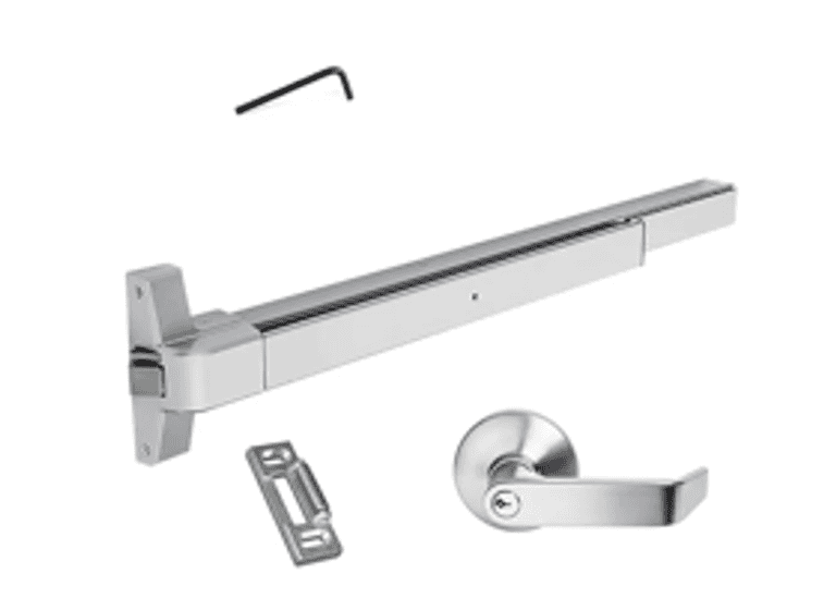 Dynasty Hardware Push Bar Panic Exit Device for Emergency Exit Door | Open Box