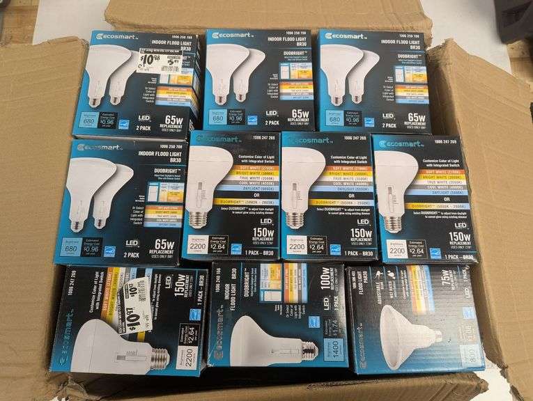 Box Of Various Light Bulbs | Open Box | (See Condition Notes)
