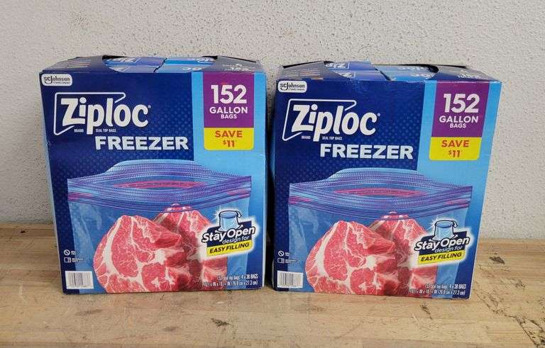 Ziploc Freezer Bags Set - 2 | Open Box | (See Condition Notes)