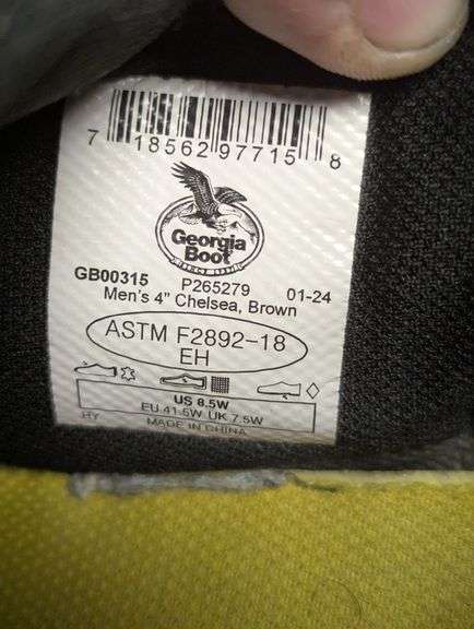 GIORGIA BOOT Shovel Shank Mens 8.5 | Open Box | (See Condition Notes)