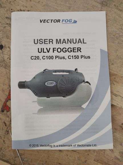 VECTOR FOG C100 Plus ULV Fogging Machine | Open Box | (See Condition Notes)