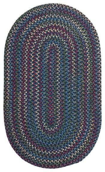 COLONIAL MILLS Worley Oval Braided Area Rug, 4' x 7' | Like New | (See Condition Notes)