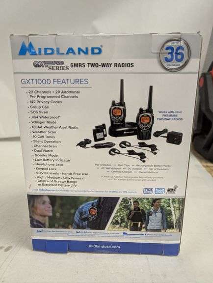MIDLAND GMRS Two-Way Radios | Like New | (See Condition Notes)