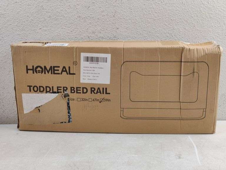 Homeal Foldable Bed Rail For Toddlers, 59" | Open Box
