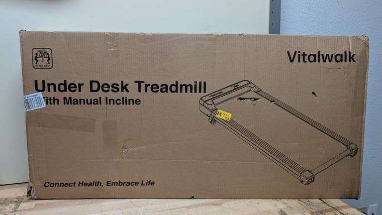 Vitalwalk Under Desk Treadmill | Open Box | (See Condition Notes)