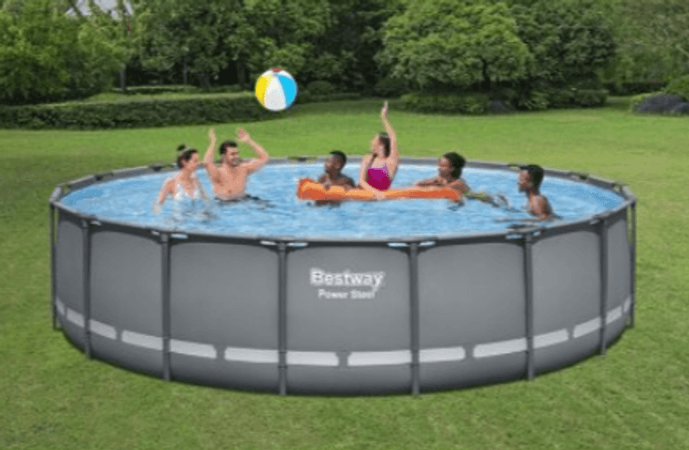 Bestway 18Ft X 48" Power Steel Pool Set | Open Box