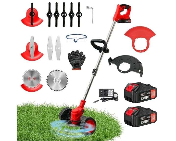 ALSO GO Electric Weed Wacker w/Accessories | Open Box | (See Condition Notes)