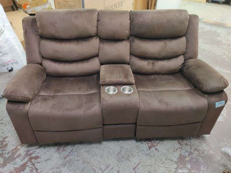 72" Wide Upholstered Manual Recliner | Open Box