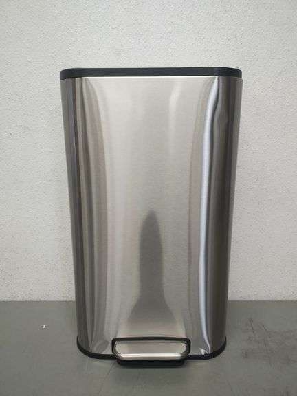 24" Stainless Steel Trash Can | Open Box