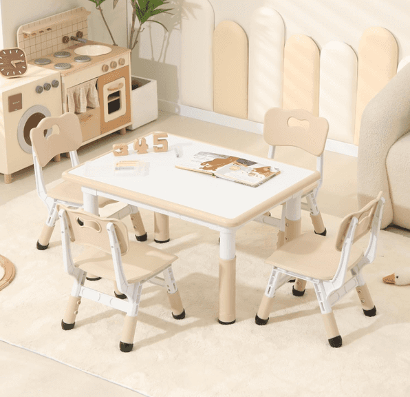 Hulaibit Toddler Table and Chairs | Open Box | (See Condition Notes)