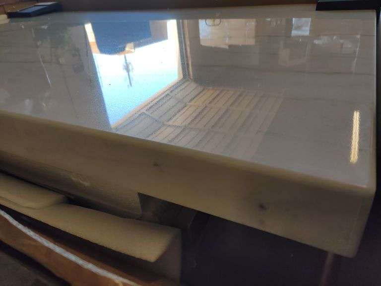 Marble Table Top, 42" W x 70" H x 3" T | Open Box