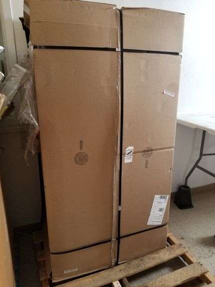 ALERA Double Pedestal Steel Desk, 60" x 30" x 29.5", Mocha/Black, | Open Box | (See Condition Notes)