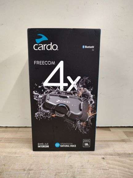 CARDO Freecom 4x Bluetooth Headset | Open Box | (See Condition Notes)