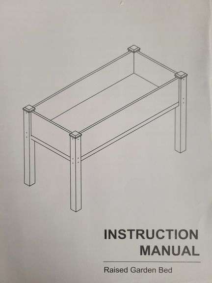 Raised Garden Bed 48"Lx24"Wx30"H | Open Box