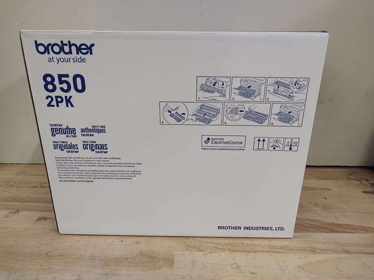 BROTHER TN850 High-Yield Toner Cartridges, 2pk | Open Box | (See Condition Notes)
