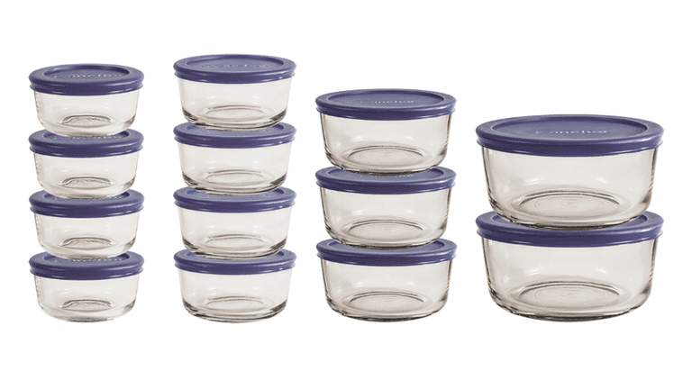 ANCHOR HOCKING ~26-Piece Glass Food Storage Containers | Open Box | (See Condition Notes)