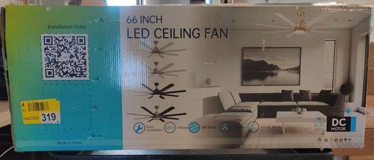 66" LED Ceiling Fan | Open Box