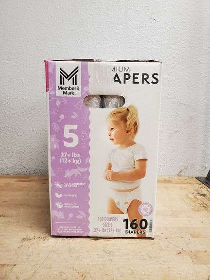 Member's Mark Premium Diapers Size 5 160 Diapers | Like New