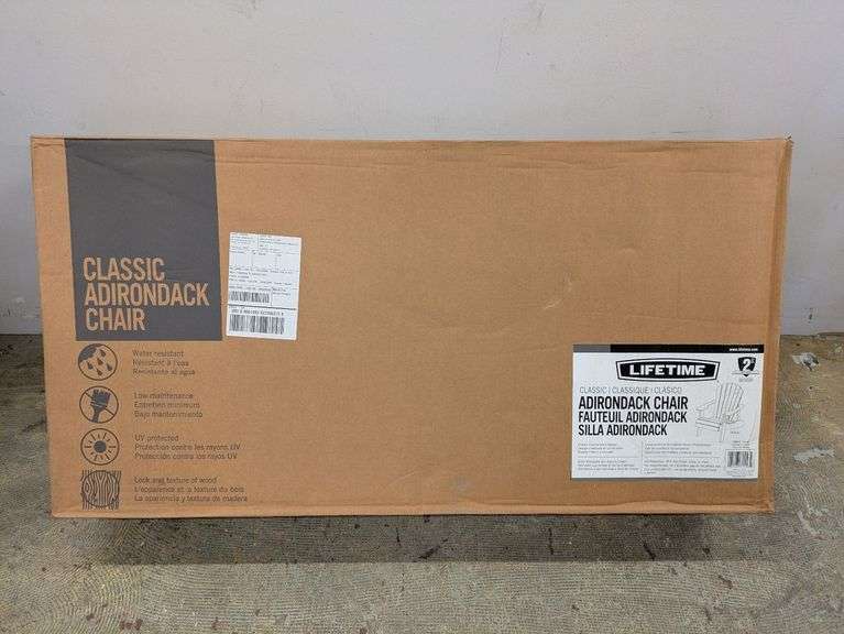 Lifetime Faux Wood Adirondack Chair 60284 | Like New