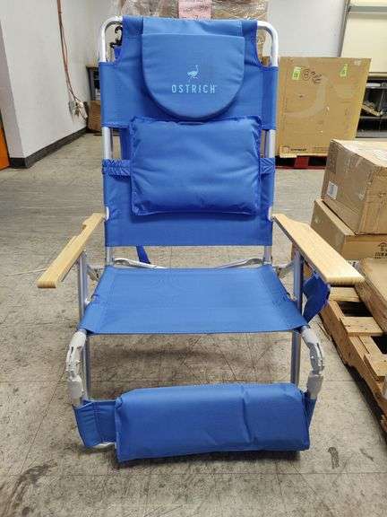 OSTRICH 3-in-1 Chair Blue | Damaged | (See Condition Notes)